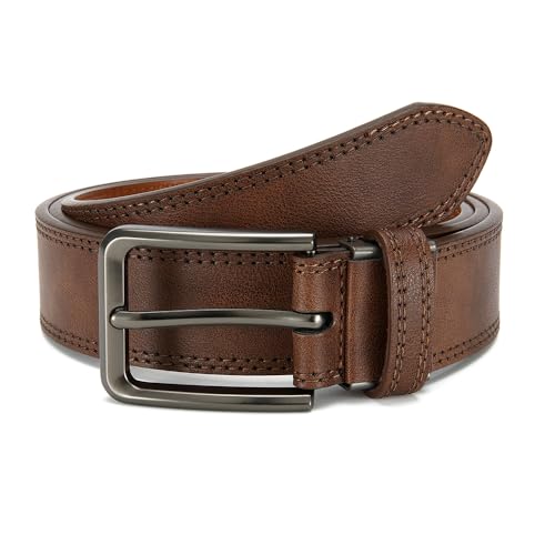 Men Genuine Leather Dress Belt, Handmade, 100% Cow Leather, Fashion & Classic Designs for Work Business and Casual3