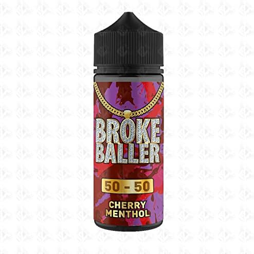 Broke Baller Eliquid | 80ml Shortfill | TPD Compliant | Evolution Vaping | No Nicotine (Cherry Menthol)