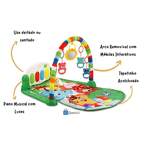 Tapete de Atividades Com Piano Musical Circo Color Baby