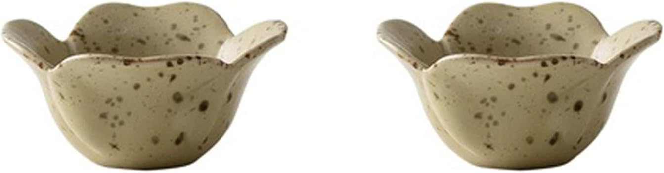 Snack Bowls Small Dip Bowl Creative Saucer Plum Sauce Dish Soy Sauce Plate Saucer Dish Vinegar Dish Household Seasoning Dish Ceramic Snack Bowl (Color : E)