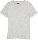  Tommy Hilfiger Jungen Boys Basic Cn Knit S/S T-Shirt, Grau (Grey Heather 004), 152 (Herstellergröße: 12)