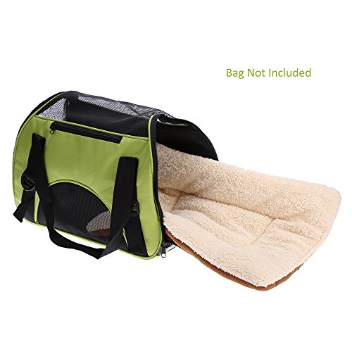 Anself Macio lavável Cat cão de filhote de Mat Bed Pad Almofada reversível velo Pet Kennel Mat Crate