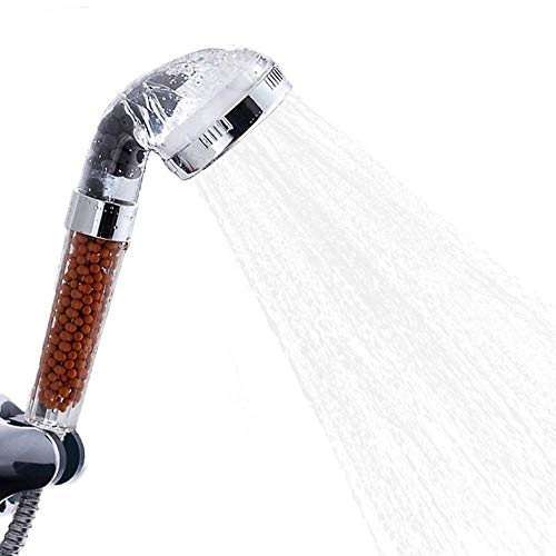 NSFANS Para economizar água, cabeça de chuveiro, cabeça de chuveiro de alta pressão, cabeça de chuveiro de mão 200% de alta pressão, 30% de economia de água