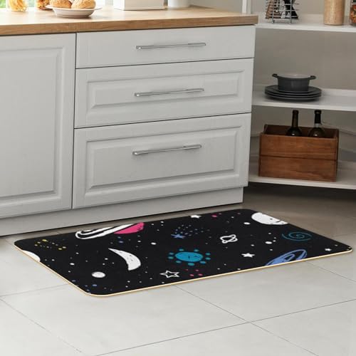 Alfombrillas de cocina lavables y alfombras absorbentes para hogar y pasillos 7