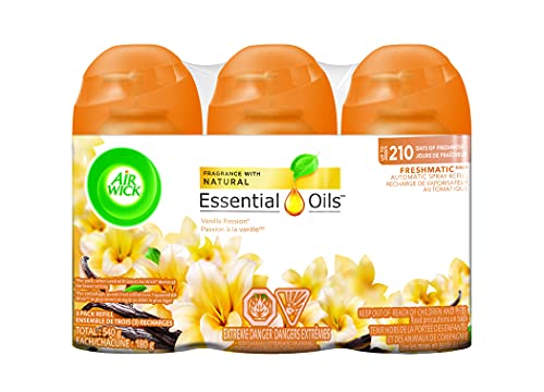 Airwick Freshmatic Recharges désodorisant vanille passion 180g x3