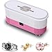 Produktbild Cestbon Ultraschall-Reinigungsgerät Haushalt Kleiner Mini Multifunktionale Tragbarer Schmuck Brille Reinigungsmaschine Für Münzen Keys Ringe Halskette,Weiß