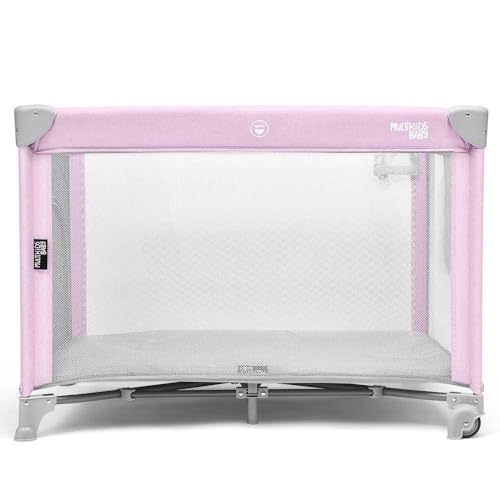 Multikids Baby Berço Desmontável 0-15 Kg Serene Rosa - Bb387