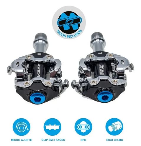 Pedal Bike Gta Rx Wild Encaixe Sapatilha Mtb C/Tacos Clip