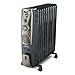 Bajaj Majesty RH 11F Plus Oil Filled Radiator Room Heater with Fan (Black/Golden) - 2500 Watts