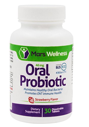 Oral Probiotic Supplement with BLIS K12 4 Billion CFU - Doctor Formulated 30