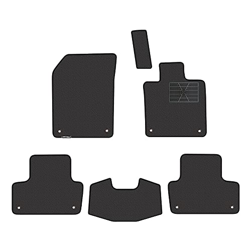 Hotfield ボルボ 互換品 Volvo XC60 UB系 UD系 フロアマット カーボンファイバー調 防水
