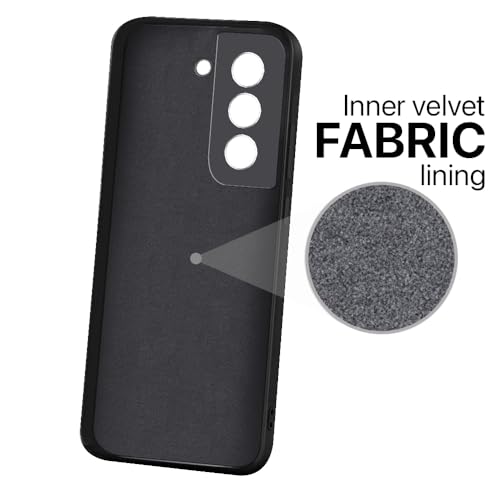 Image of amazon basics Mobile Cover for Samsung Galaxy S21 FE 5G | Full Camera Protection | Premium Liquid Silicon Case | Flexible Bumper Case for Samsung Galaxy S21 FE 5G (Black)