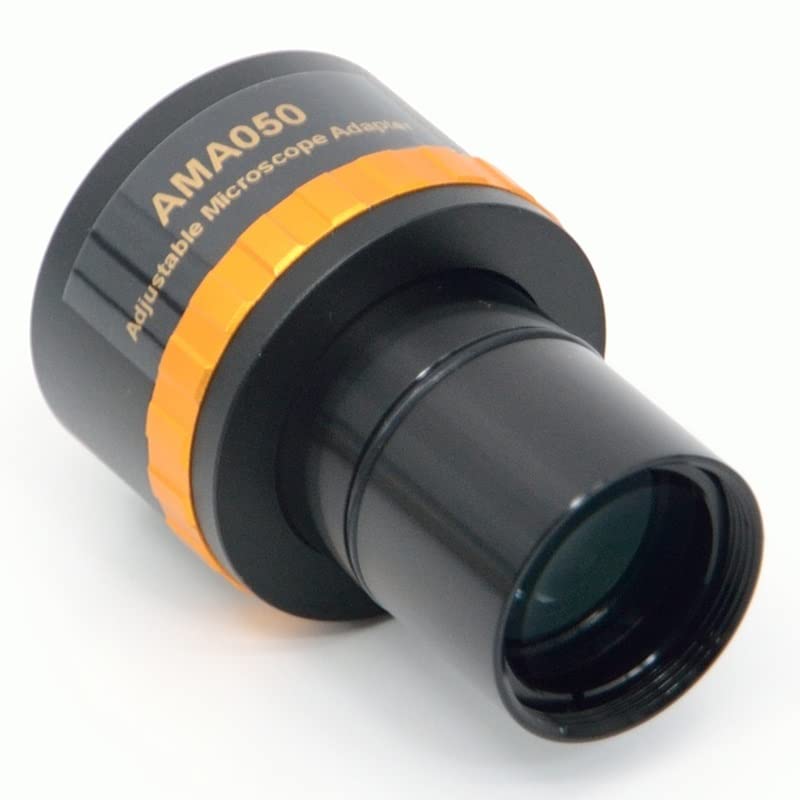 Microscope Focusable 0.5X Microscope Camera Eyepiece Adaptor with 23.2mm Interface &C Mount Screw(AMA50 30 30.5mm)