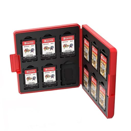 CENPEK Estuche para Tarjetas De Juego para Nintende Switch Caja De Almacenamiento Magnética con 12 Ranuras para Tarjetas para Switch Lite NS Nx - Hongo Rojo | Ya disponible en tu tienda friki favorita! En mundofriki.es!