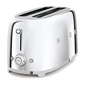Smeg4slicetoasterchrome Urban Country Home Decor Smeg 4 slice toaster chrome urban country home decor