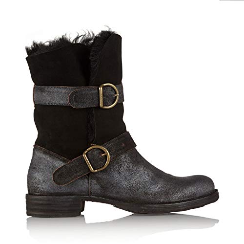Fiorentini + Baker Brushed Leather Shearling Lined Boots (EU 36 / US 7)