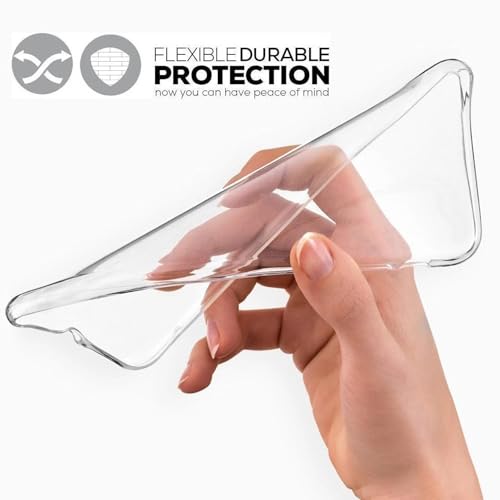 Image of BOXXO Flexible Back Cover for Samsung Galaxy Note 10 Lite | Back Cover Transparent Clear Shockproof Case Four Corner Protection | Slim Protective Mobile Phone Cover for Samsung Note 10 Lite