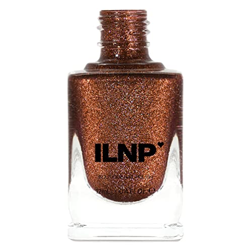 Image of ILNP Misery - Fiery Burnt Orange Holographic Nail Polish