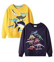 Navy Dinosaur + Yellow Shark