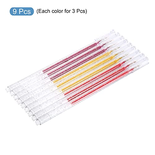 Patikil Set de 9 Bolígrafos de Gel con Brillo miniatura 3