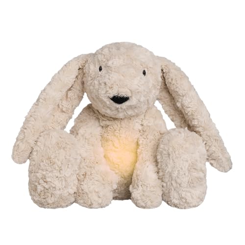 Baby's Only - Bibi le lapin en peluche avec entraîneur de sommeil - Peluche musicale avec veilleuse - Bruit blanc bebe - Veilleuse bébé musicale et...
