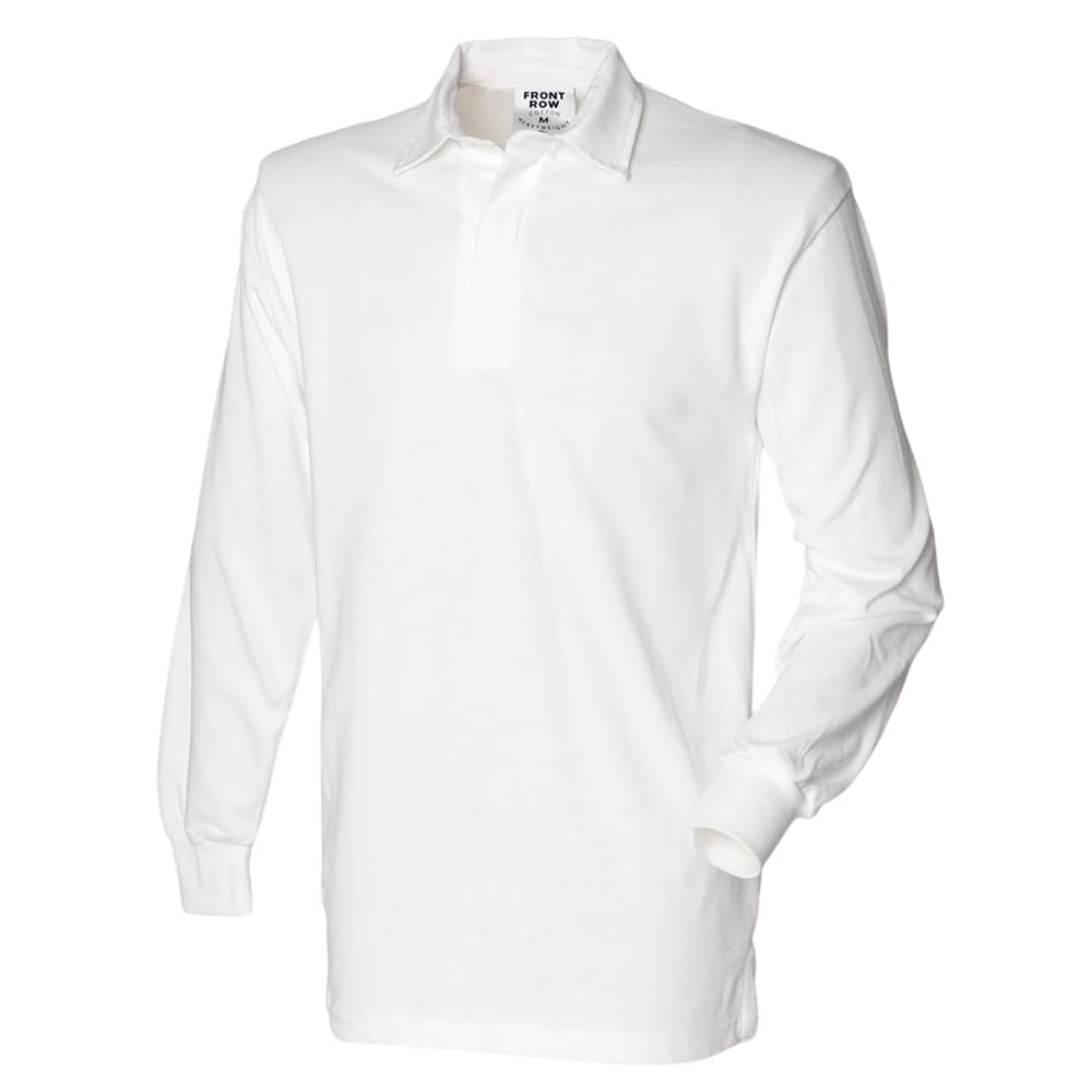 Front Row Original Rugby Shirt : Color - White : Size - S