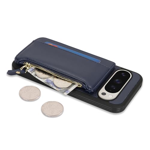 Image of Cavor for Google Pixel 9 Pro XL Case Wallet with Card Holder, Blue
