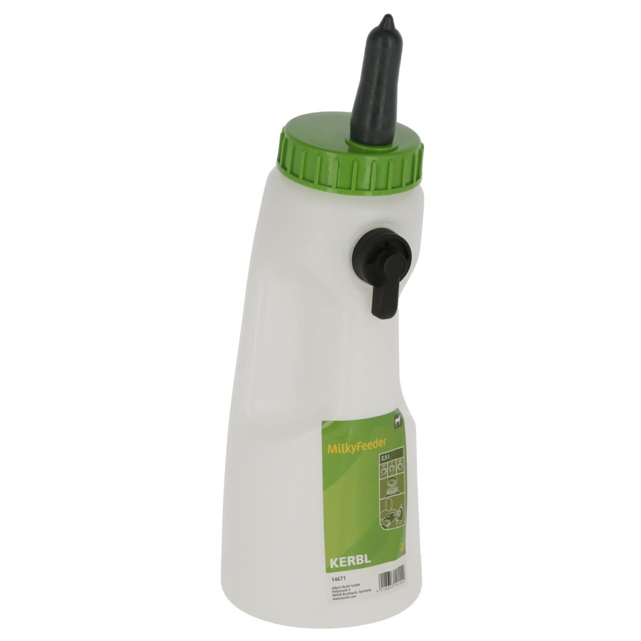 Kerbl MilkyFeeder 14671 - Botellas de agua (2,5 L, 20 unidades)
