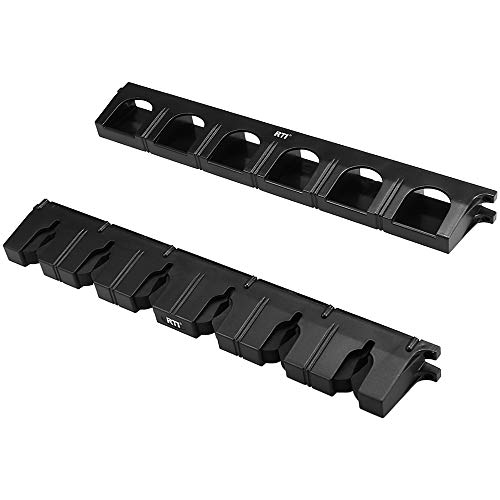 Lixada Soporte de Caña de Pescar Bastidor de Almacenamiento para 6 cañas de Pescar Montado en Pared