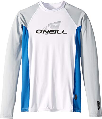 Image of O'Neill Youth Premium Skins Long Sleeve Rashguard, UPF 50+ Sun and Rash Protection, Buttery Soft Tight Fit