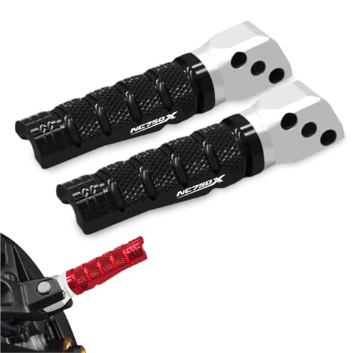 Pédales Moto NC750X Anti-Vibration Repose-Pieds Arrière Aluminium CNC pour Remplacement