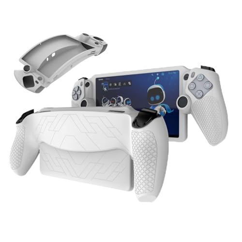 GIOPUEY Funda Compatible con Playstation Portal Remote Player, Material de Silicona - White