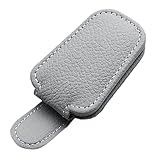 車のサンバイザー用眼鏡マウント サンバイザー収納 車のサングラス フレーム 車用磁気メガネ眼鏡ハンガー クリップ 多機能革車のメガネボックス車のサングラスクリップフレームカー用品車のメガネクリップ マグネット内蔵で脱落しにくい カーアクセサリー カーストレージ 取り付け簡単