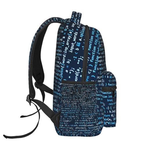 Cool Coding Code Backpack for Men Women, Travel Laptop Backpack Computer Bag Daypack for Business Work Weekender3