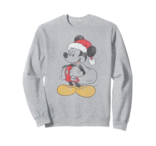 Sweat Holiday Disney Mickey Mouse en Molleton Chaud pour l'Hiver