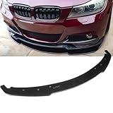 Front Bumper lip Splitter MP-Style 1Pcs compatible with 2006-2011 BMW 3-Series E90 E91 E92 E93 All Models(NOT FIT M3) 323i 325i 325xi 328i 328xi with Sport Bumper, Gloss Black