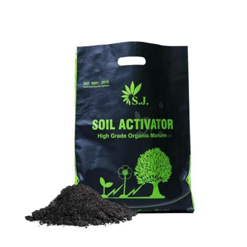 Image of SJ Organics Soil Activator Organic Manure for Plants 10 kg | Home Gardening Biofertilizer | Improves Soil Health & Plant Growth | Laboratory Tested, Govt Licensed