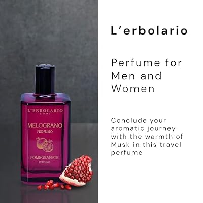 عطر الرمان L'Erbolario - عطر للرجال والنساء برائحة اليوسفي والليمون والمسك - كولونيا رجالية برائحة الفواكه والحارة - 3.3 أونصة