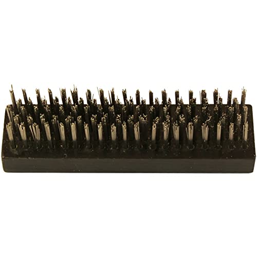 Cepillo para parrilla con cerdas de acero inoxidable, pack de 5 miniatura 4
