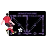 Tapis d'entraînement polyvalent : ce tapis d'entraînement est adapté à tous les niveaux de joueurs de football/football, aidant à améliorer la vitesse, la force et la coordination.