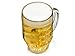 Bormioli Rocco 133930337 Malles Bierseidel, Bierkrug, Bierglas, 660ml, mit Füllstrich bei 0.5l, Glas, transparent, 6 Stück