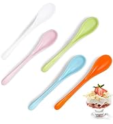 Cucchiaini Plastica Colorati 24 Pezzi - Riutilizzabili, Per Gelato, Dessert, Feste - Foto 4