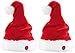 Produktbild infactory Mütze: 2er-Set Singende und tanzende Nikolausmützen (Nikolausmuetze, X-Mas Mütze, Weihnachten)