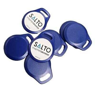 10 x RFID Chip KeyFobs Token Salto Mifare 1KB