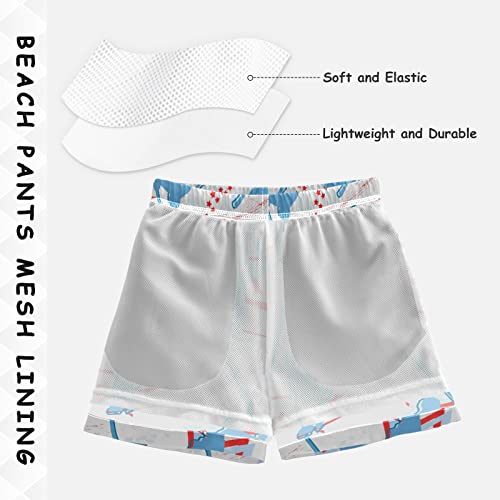 Hockey Boys Swim Trunks Toddler Boy Swim Board Shorts Swimwear Kids Beach Swimsuit Bathing Suits4