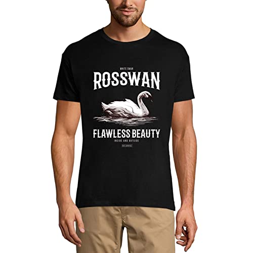 Homme Tee-Shirt La Beauté du Cygne Rosswan vintage et graphique en coton éco-responsable
