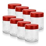 El set incluye: 8 vasos. Severin EG 3529-8 vasos de repuesto con tapa para yogurtera JG 3519