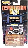 Hot Wheels - Demolition Man (película de acción de ciencia ficción/Sylvester Stallone/Wesley Snipes) - Réplica de coches GM Ultralite (White) con unidad de almacenamiento apilable Cryo-Cube y segmento