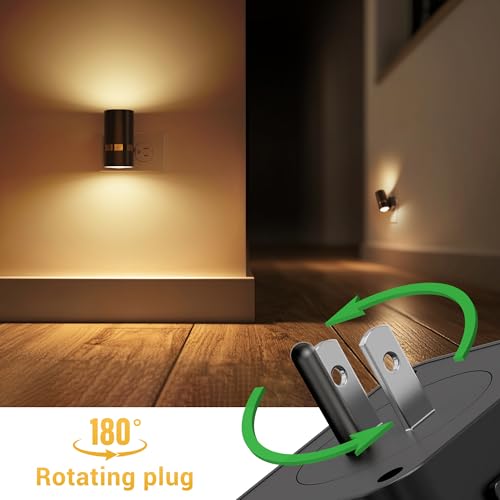 Image of L LOHAS LED Night Lights Plug into Wall, Dusk to Dawn Night Light