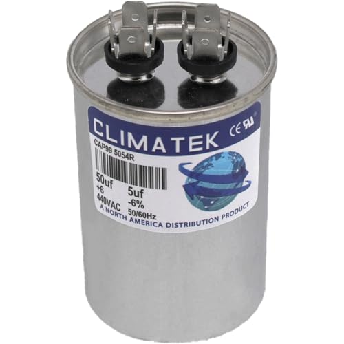 ClimaTek Round Capacitor - fits Genteq # C325R | 25 uf MFD 370/440 Volt VAC